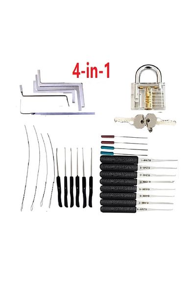 TSNEW Same To Picture 8piece Lock Pick Set Locksmith Supplies Broken Key Auto Extractor Remove Hooks Stain
