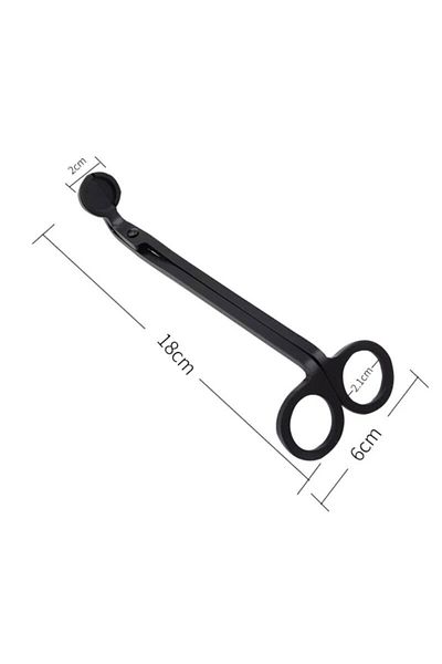 Choice Black High Quality Candle Wick Scissors Clip Stainless Steel Scented Candle Tools Diy Candle Making