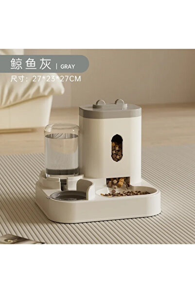 Choice وعاء طعام أوتوماتيكي للكلاب والقطط بسعة 2 لتر مع نافورة مياه لتخزين طع...