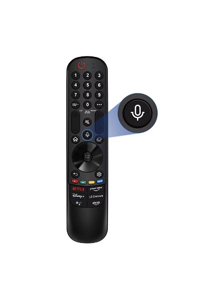 Choice جهاز تحكم عن بعد سحري بديل باللون الأسود Mr22ga/gn للتلفزيون الذكي مع وظيفة الصوت والمؤشر