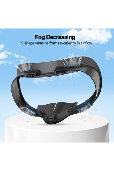 Choice Black Face Interface And Mask Pad For Oculus Quest 3s, Sweat Resistant Pu Foam Pad Meta Quest 3s Vr