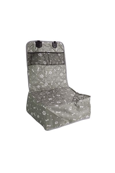 Choice Gray Dog Car Seat Cover For Front Seat,durable Scratch Proof Dog Seat Covers With Mesh Pockets For C