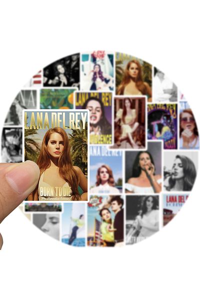 Choice 25pcs 25pcs Singer Lana Del Rey Stickers Born To Die Honeymoon Paradise Diy Laptop Luggage Car Skate