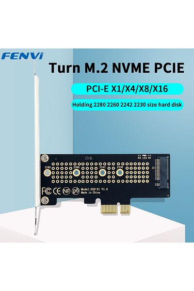 fenvi Pcie X1 M.2 Nvme To Pcie 4.0 Adapter With Aluminum Ssd Heatsink 64gbps M.2 Ssd Gen4 Pcie 4.0 X