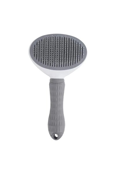 Choice Gray Pet Dog Brush Cat Comb Self Cleaning Pet Hair Remover Brush For Dogs Cats Grooming Tools Pets D