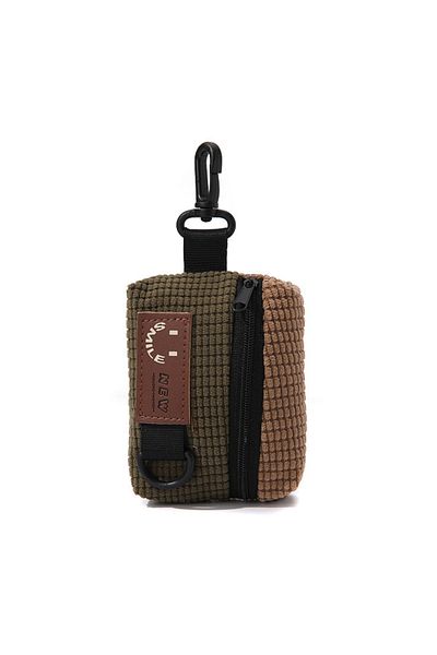 Choice Brown 1pc Cycling Backpack, Headphone Bag, Portable Storage, Sports Bag, Universal Bag, Pendant, Tre