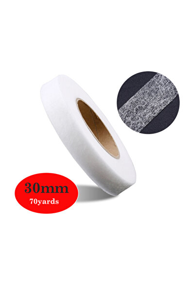 Choice عرض 30 مم 70 ياردة شريط لاصق مزدوج الجوانب من القماش القابل للانصهار