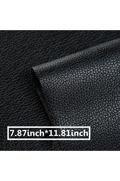 Choice Black 20x30cm Repair Patches Self-adhesive Leather Pu Leather Fabric Stickers For Leather Clothes So