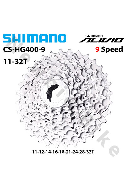 Choice كاسيت دراجة شيمانو أليفيو M4000 HG400 9 سرعات 11-32T، عجلة حرة للدراجا...