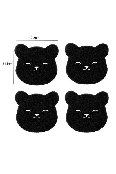 Choice 4pcs 4pcs Laundry Ball Washing Hine Lint Catcher Bear Shape Pet Remover Reusable Clothes Sofa Cat Do