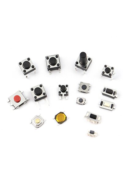 Choice 125PCS Assorted Micro Push Button Tact Switch Kit - 25 Types, Including Reset & Mini Leaf Switche...