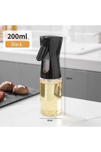 Choice Black 200ml 200/300/500ml Oil Spray Bottle Kitchen Baking Olive Oil Dispenser Camping Bbq Baking Sal