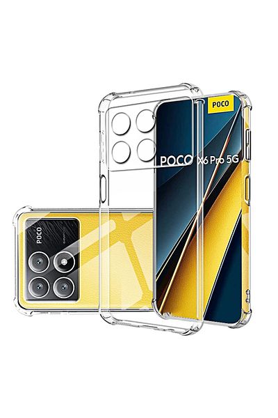 Choice POCO X6 5G Shockproof Clear Phone Case for Xiaomi Poco X6 Pro M6 M5 M4 F5 F3 X4 X3 X5 C65 M5s M4 Pro