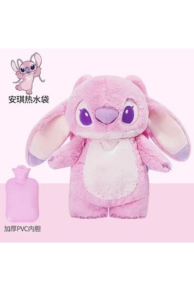 Choice Kawaii Disney Kış Büyük Peluş Sıcak Su Torbası çizgi Film Anime Lilo & Stitch Kadın Ev Su ...