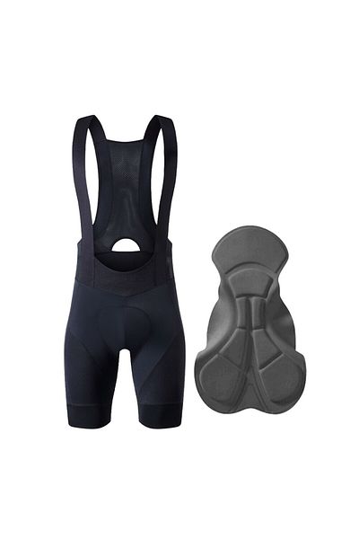 Choice Asia Xxl(EU XL) Ypbz821 Black Cycling Bib Shorts Men Outdoor Wear Bike Cycling 6 Hours Padded Riding