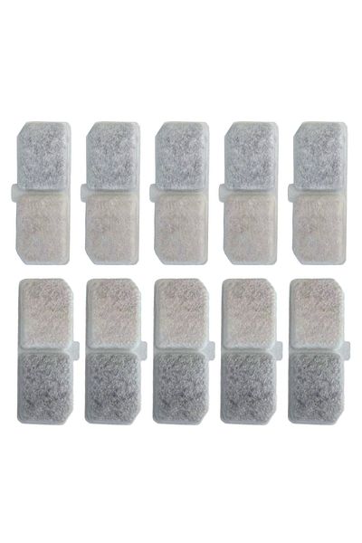 Choice 10pcs Filters 10pcs Cat Water Fountain Filter Replacement Filters Pet Cats Water Drinking Dispenser