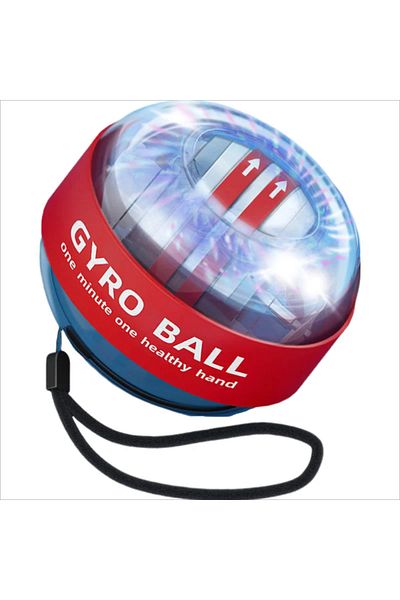 Choice Red (LANTERNS) Gyroball Powerball Forearm Exerciser Muscle Fitness Equipment Gyroscope Power Ball Gy