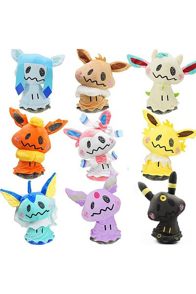 Choice Mimikyu Cos Umbreon Jolteon Vaporeon Flareon Sylveon Eevee Espeon Leafeon Glaceon PlushToys Doll ...