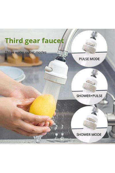 Choice Picture Color Spray Kitchen Faucet Anti-splash Head Supercharged Shower Sprinkler Increase Third Gea