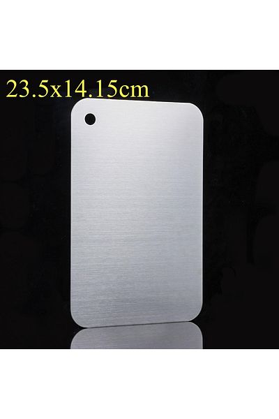 Choice 23.5x14.5cm Thickened Stainless Steel Cutting Board Antibacterial And Mildew-proof Household Cutting
