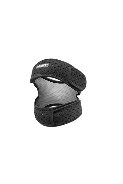 Aolikes M أسود (رمادي من الداخل) قطعة واحدة من حزام الركبة القابل للتعديل لدع...