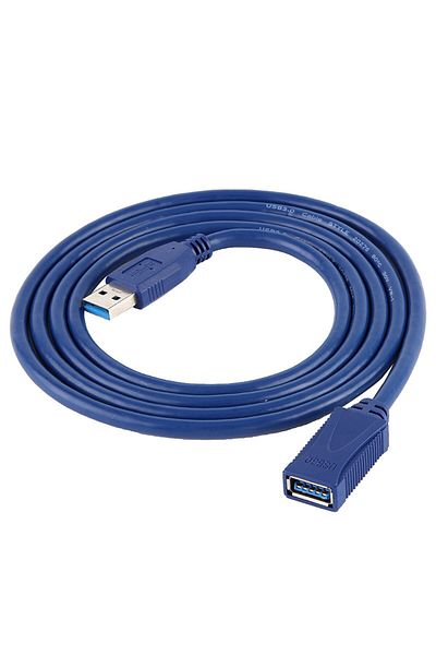 Choice 2 M Blue Usb 3.0 Extension Cable Male To Female M/f Cord Adapter Super Speed Data Transfer Charging