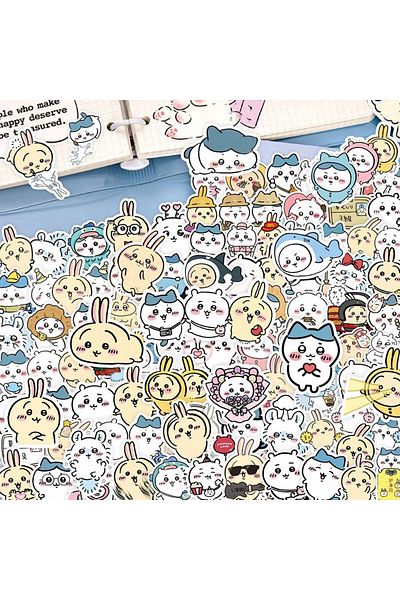 Choice 100pcs 100pcs Kawaii Jiikawa Cartoon Stickers Decorative Desk Laptop Scrapbook Luggage Stationery Cu