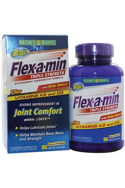 Nature's Bounty Flexamin Triple Strength Tab 80S