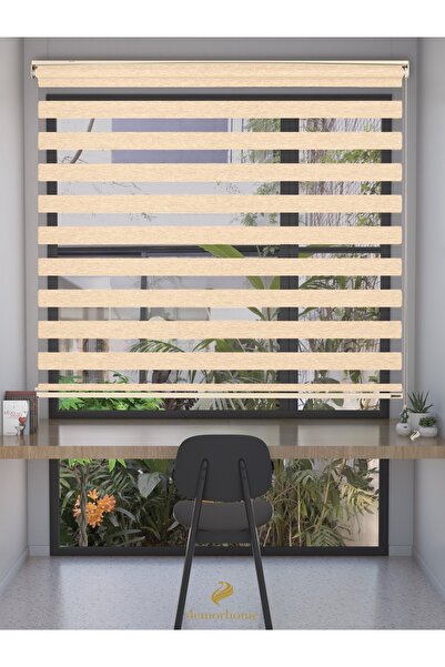 Demor Home Bal Rengi Bambu Zebra Yüksek Kalite Metal Kasa