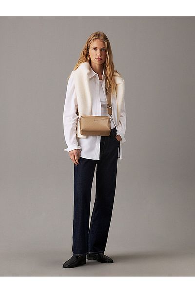 Calvin Klein Adjustable Fabric Double Strap Logo Bag - K60K 6128080 F4