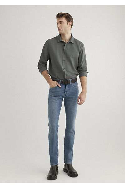 Mavi Πράσινο πουκάμισο Slim Fit / Slim Fit 0211461-71598