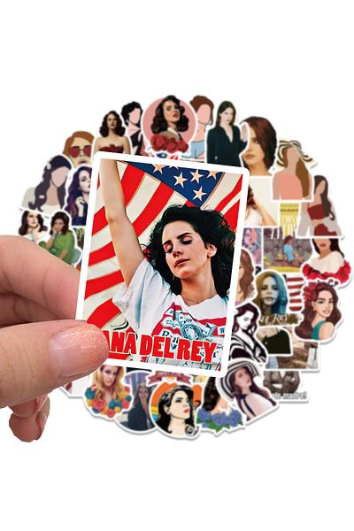 Choice 50pcs-random 50pcs Singer Lana Del Rey Stickers Album Born To Die Decals For Guitar Bicycle Motor Ca
