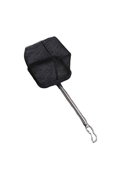 Choice Black Aquarium Square Fishing Net With Suction Cup Extendable Long Handle Fishing Gear For Catching
