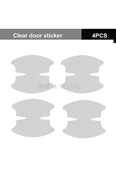 Choice خيار B BLALION 4 قطع ملصقات حماية شفافة لمقبض باب السيارة العالمي من ا...