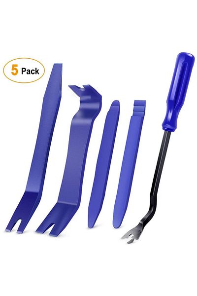 Choice Blue 5pcs Car Audio Trim Removal Tool Kit Anti-scratch Pry Applicable Car Door Panel And Audio Dashb