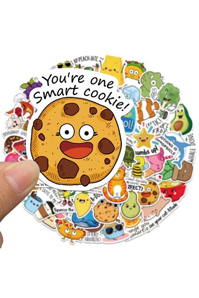 Choice 50pcs-random 50pcs Reward Stickers Fun Incentive Kids Toy Sticker Cute Pattern Animals Cartoon Decal