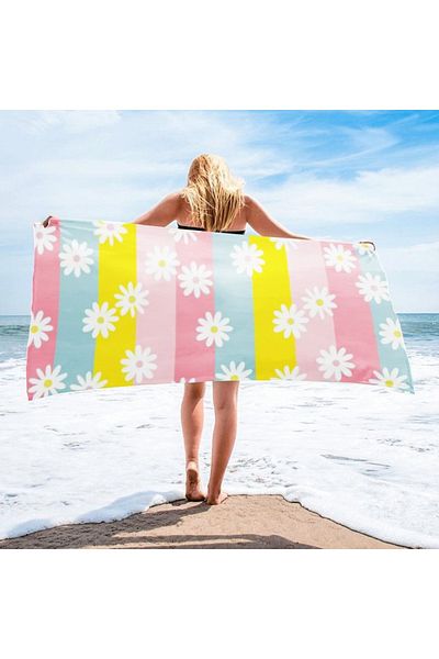 Choice Color Dizetion Absorbent And Quick-drying Beach Towel Microfiber Yoga Swimming Beach Towel Printed S