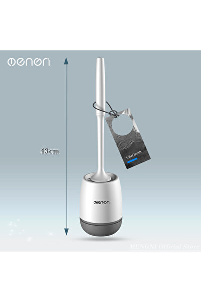 Choice Floorstanding Gray MENGNI-Silicone Toilet Brush Cleaner Brush Wall Floor Bathtubs And Accessories Cl