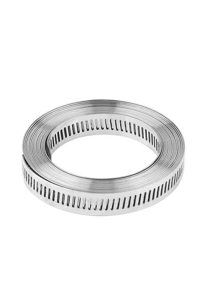 NIGHTKIST 9.8ft Adjustable Large Hose Clamps Worm Gear Stainless Steel Clamp+6 Fasteners Automobiles Access...