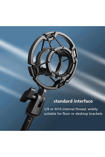 Choice Universal Professional Condenser Microphone Shock Mount Holder Studio Recording Bracket For Black...