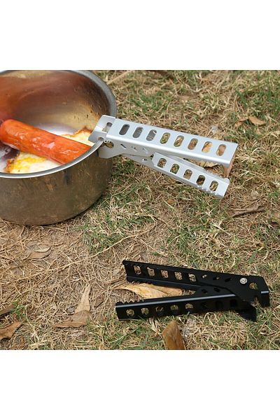 Choice Camping Hiking Anti-scald Pan Clamp Pan Bowl Gripper Outdoor Pot Clip Picnic Tableware Accessorie...