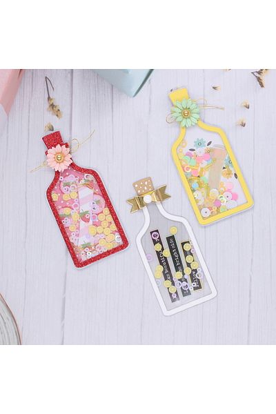 Choice Cutting Die Kscraft Message Bottle Shaker Metal Cutting Dies Stencils For Diy Scrapbooking Decorativ