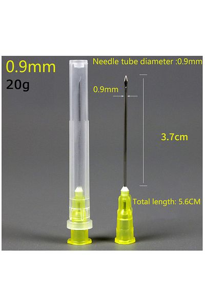 MLDCZS 0.9mm(25PCS) 25pcs Tip Needle Transparent Syringe Glue Tool Clear Cap