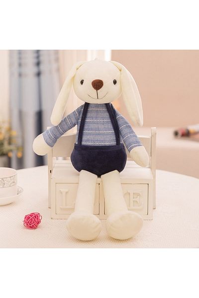 Choice 40cm Blue 1pc Cute Long-eared Rabbit Doll Doll Party Event Gift Bed Doll Pillow Sofa Plush Decoratio