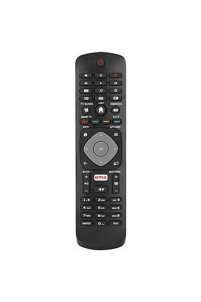Choice 398gr08b 398gr08b جهاز تحكم عن بعد بديل لتلفزيون فيليبس مع اختصارات Netflix