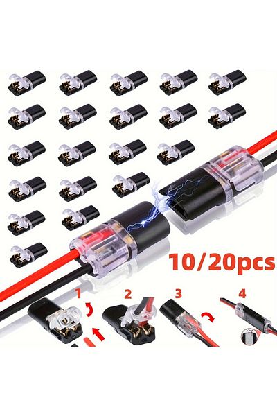 Choice 20p Multi 10-50pcs 2 Pin Way Plug Waterproof Electrical Connector Car Wire Cable Automotive Electric
