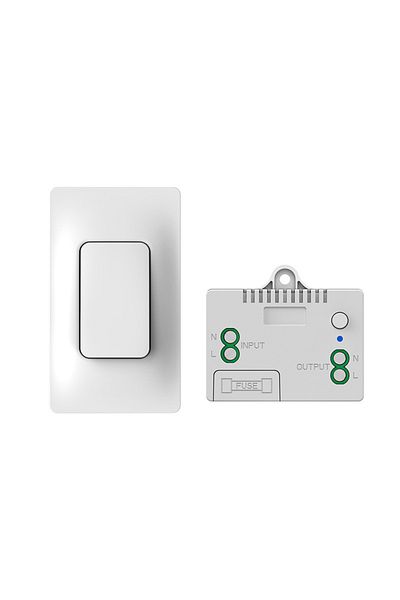liligood 1v1 Cerhot Rf433 Wireless Switch Self Powered Without Battery 100m Remote Control Wall Light Switch