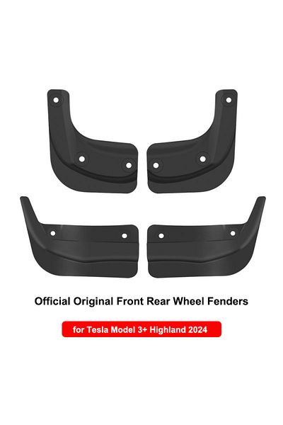 Choice Mud Flaps for Tesla Model 3 Highland 2024 Mudguard Official Original Front Rear Wheel Fenders Spl...