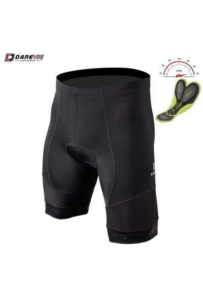Choice شورت ركوب الدراجات DAREVIE XL أسود 3D Gel Pad رجالي CyclingDA شورت قاب...