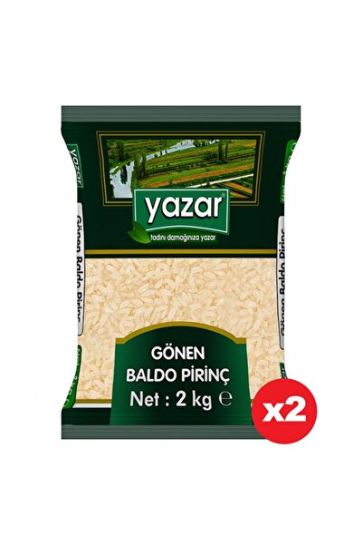 YAZAR Gönen Baldo Pirinç 2 Kg x 2 Adet